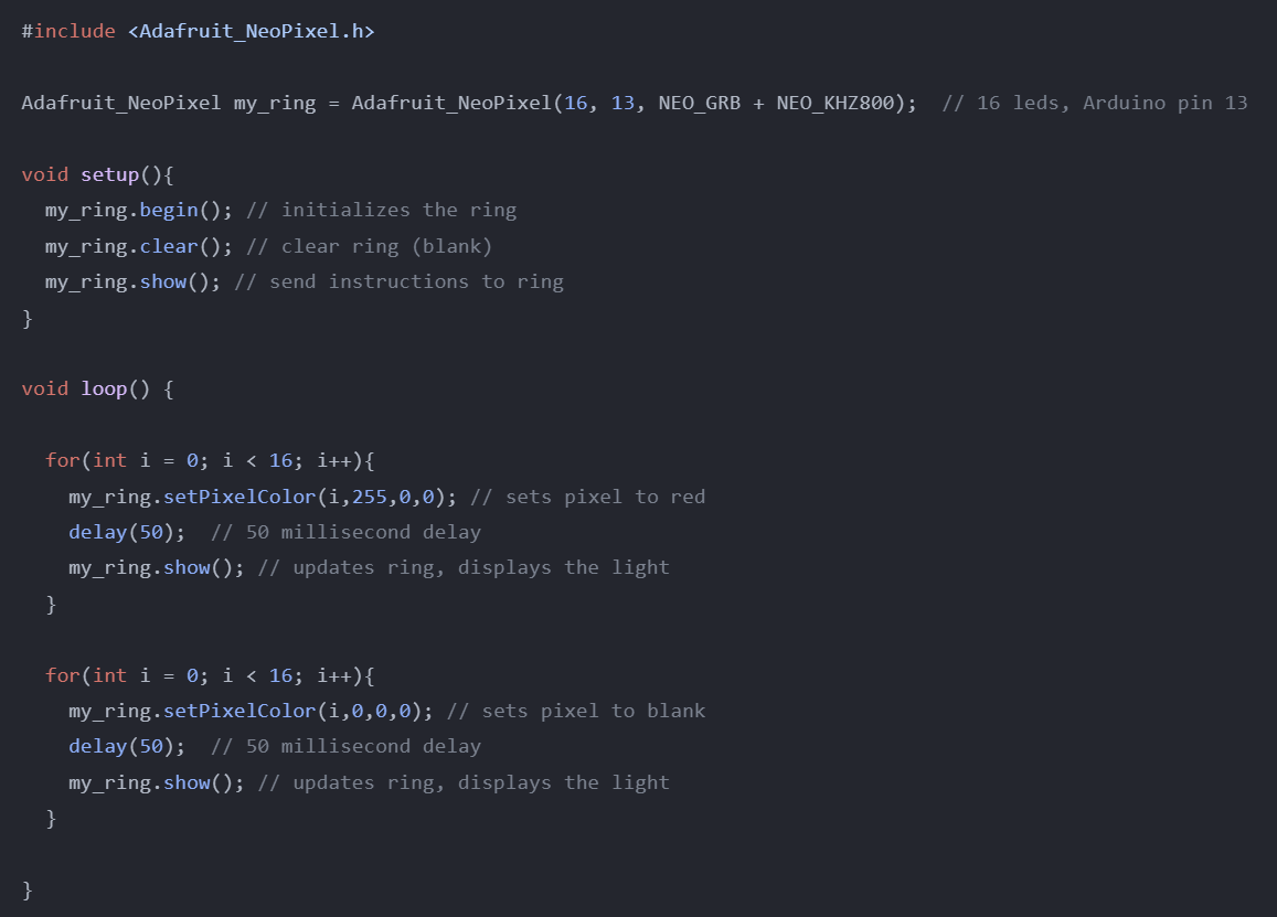 Arduino Code Example